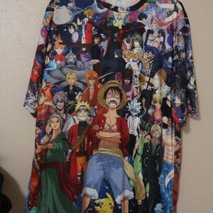 Anime Athletic Shirt Medium